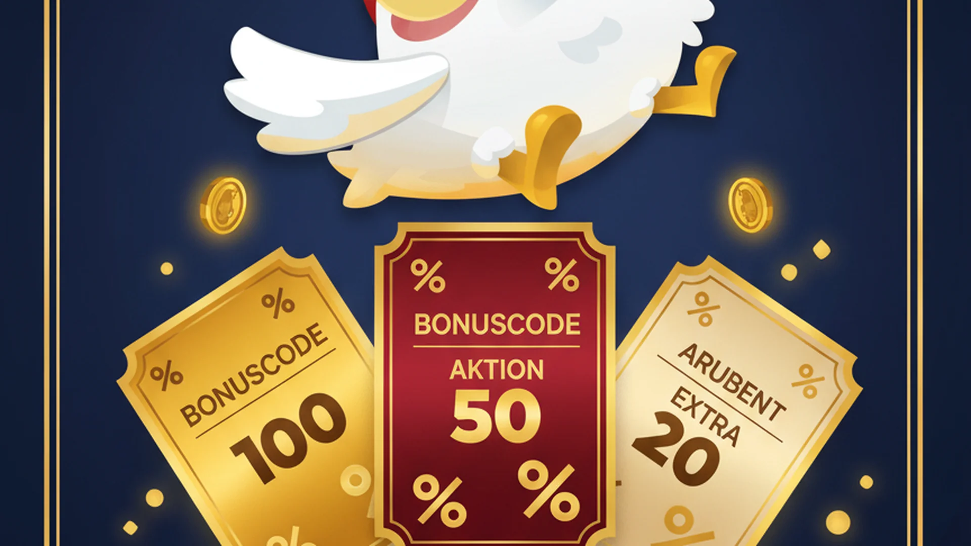 Bonus-Übersicht für Chicken-Glücksspiele mit Freispielen und Cashback