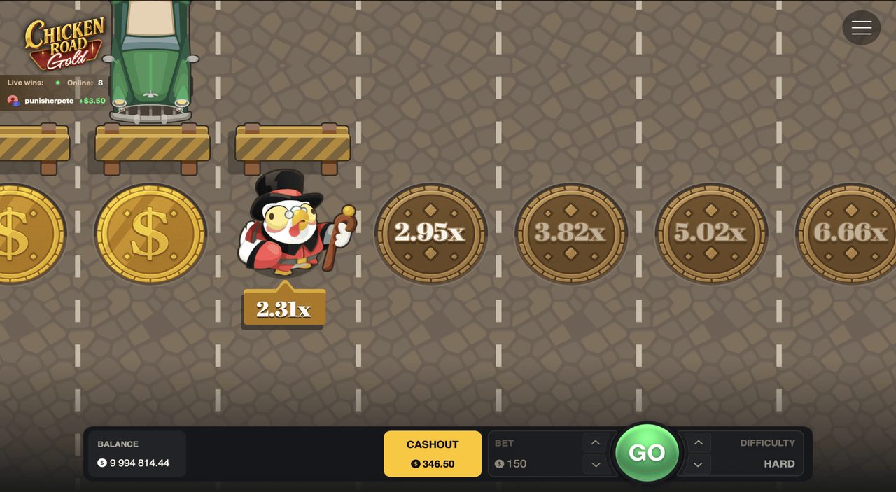 Chicken Road Gold Screenshot 3