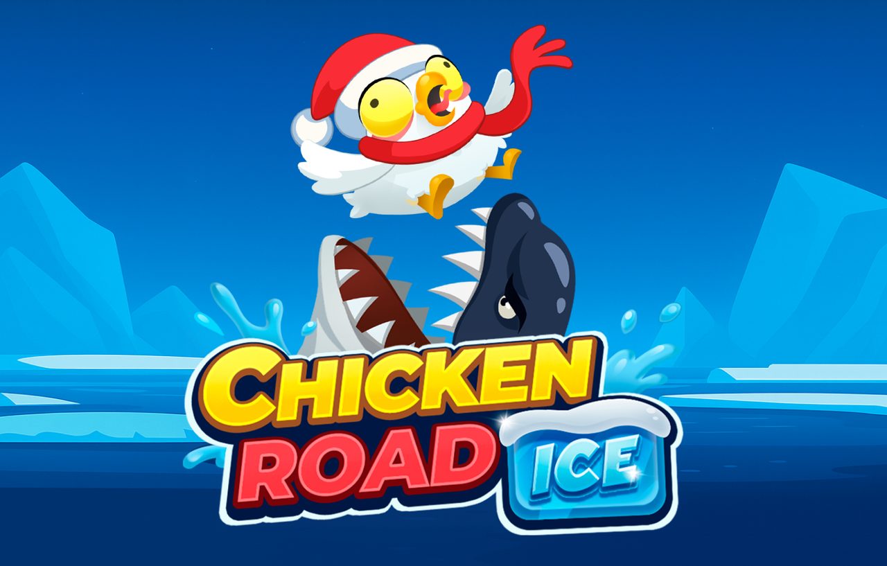 Chicken Road Ice Gameplay – Huhn auf verschneiter Straße