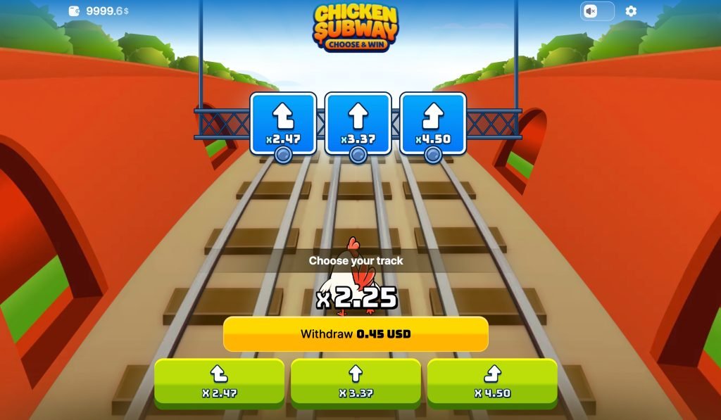 Chicken Subway Screenshot 4 – Einsatzauswahl