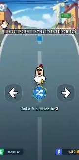 Chicky Run Screenshot 3 – Rio-Kulisse mit Straßenszene