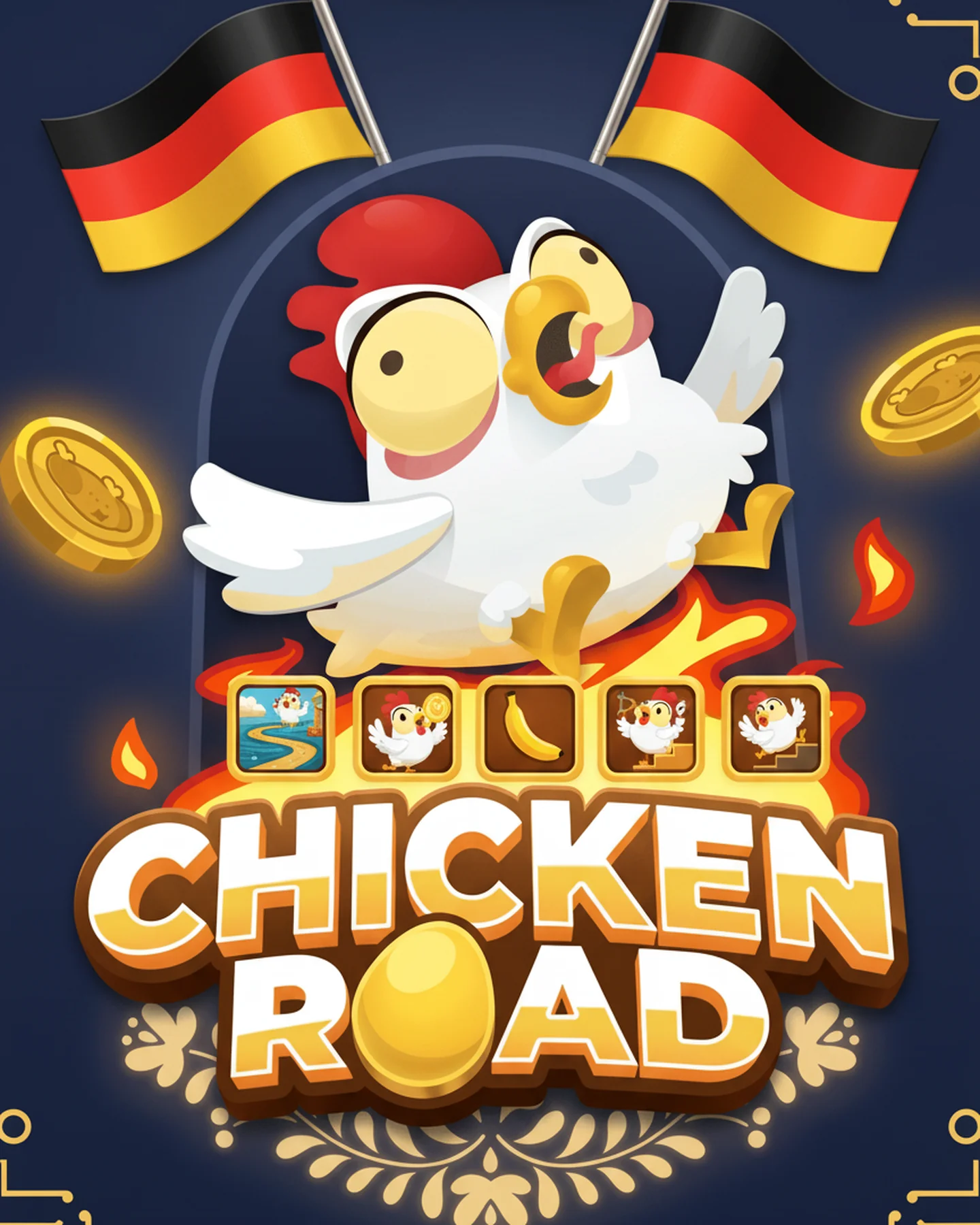 Vergleich mehrerer Chicken-Glücksspiel-Anbieter nebeneinander